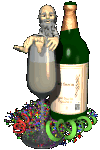 afbeelding fles champagne